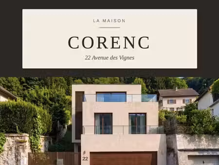 projet neuf : terrain + projet maison d’architecte contemporaine – corenc montfleury