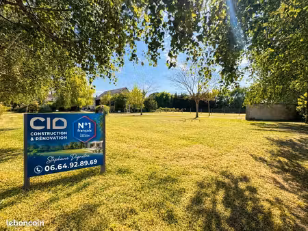 terrain 1 332 m² saint avertin