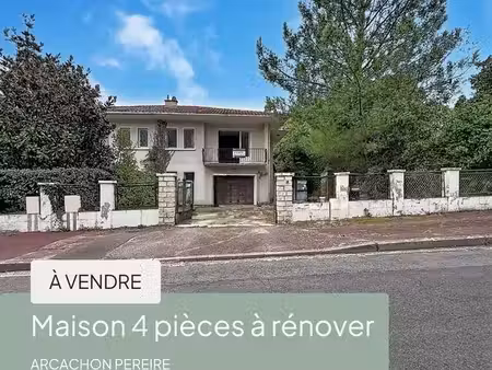 exclusivité – arcachon pereire – maison à rénover à 500 m de la plage