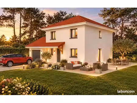 projet de construction d'une maison 103 m² avec terrain à rives (38)