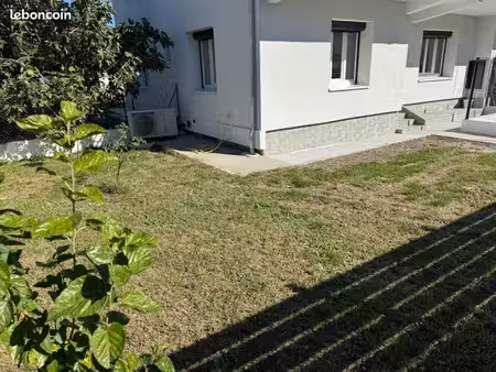 à louer - appartement t3 avec jardin à echirolles