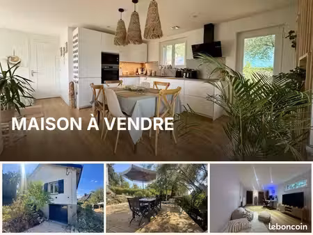 maison 95 m² entièrement rénovée + grand terrain 1236 m² sans vis-à-vis – vue dole