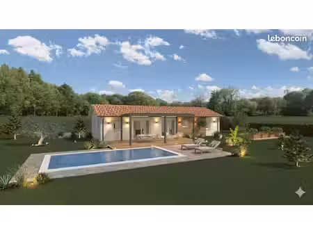projet de construction d'une maison 100 m² avec terrain à magescq (40)