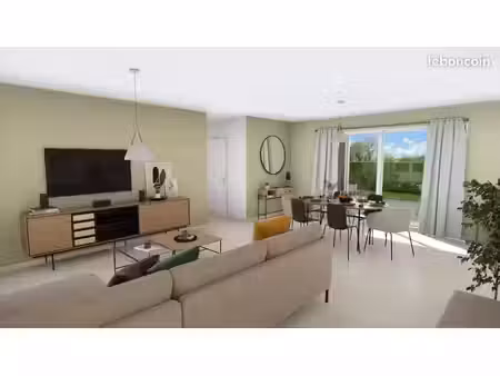 terrain + maison - 90m²