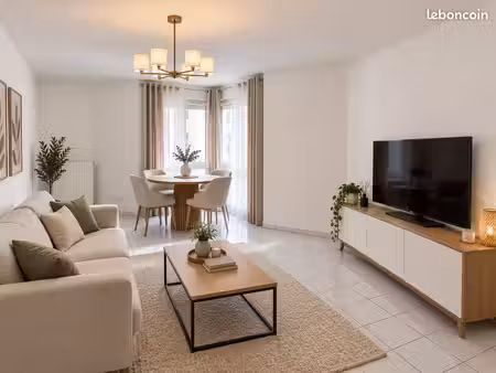 f3 68m2 dans copropriété  avec ascenseur  cuisine équipée double garage et cave