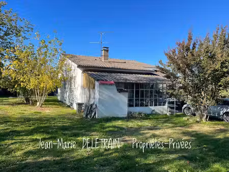 gensac maison traditionnelle sur 2 800 m² arborés  sous-sol complet et hangar camping-car 