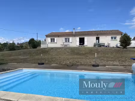 maison contemporaine avec piscine et vues