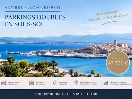 vente parking à antibes (06600)  67 000 €