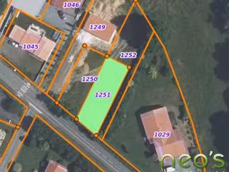 vente terrain à melay (49120) : à vendre / 421m² melay
