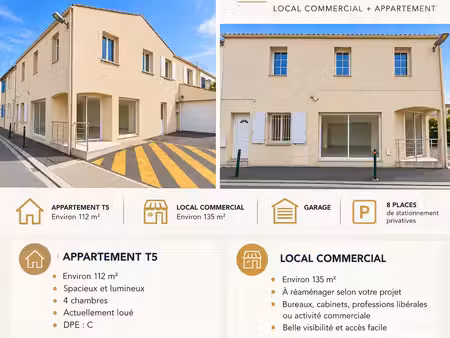 vente boutique/local commercial 242 m²