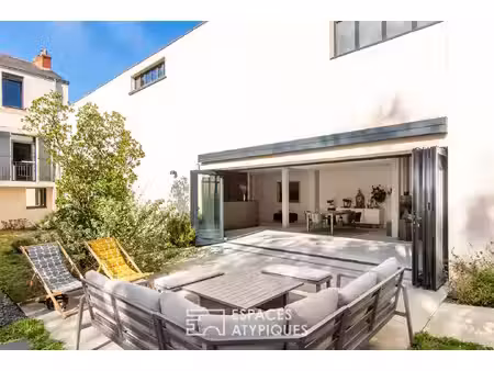 loft contemporain avec jardin et vie de plain pied à angers - 322 m2 - 842000 €