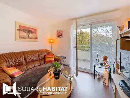appartement saint brieuc t2 40.05 m2 + plaking + balcon + cave