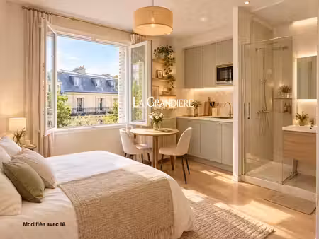 vente appartement 1 pièce 10 m² à paris 16ème (75016)  92 000 €