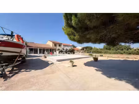 cabestany - villa de plain-pied t5 avec piscine sur 1075 m² de terrain