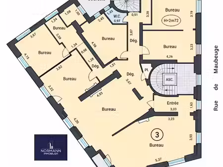 vente locaux professionnels 5 pièces 148 m² à paris 10ème (75010)  1 480 000 €