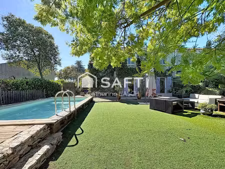 baillargues – maison familiale avec jardin sans vis-à-vis et piscine