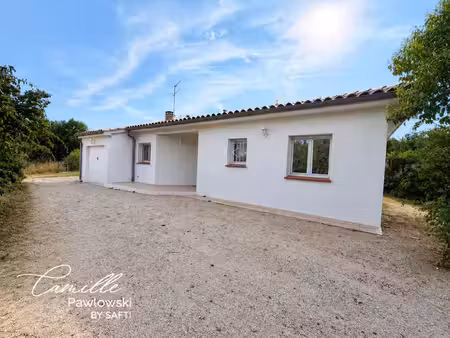villaudric : plain-pied 3 ch. sur 2000 m² au calme