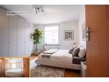 appartement 1 ch loué - investissement avec rendement immédi