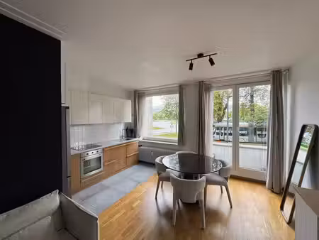 appartement 1 ch. + bureau avec 2 balcons  wsp