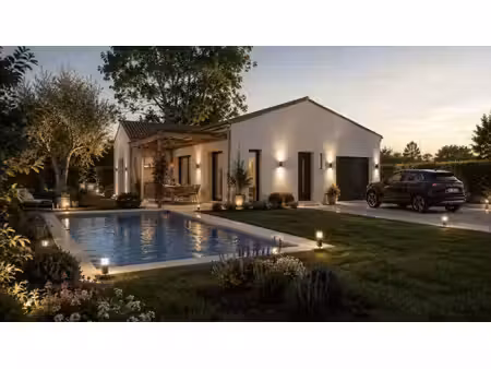 terrain avec maison neuf à vendre