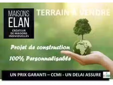 terrain constructible neuf à vendre