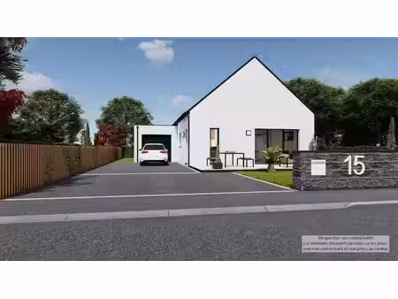 terrain avec maison neuf à vendre