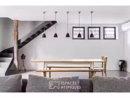 maison loft atypique avec terrasse privative à cugnaux - limite st simon