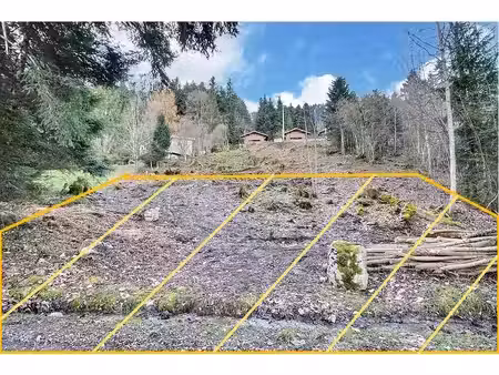 thollon-les-mémises ? terrain constructible rare à 2 minutes de la télécabine