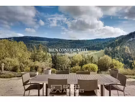 grande propriété style ferme comtoise aux portes de la suisse à morteau - 468 m2 - 1100000