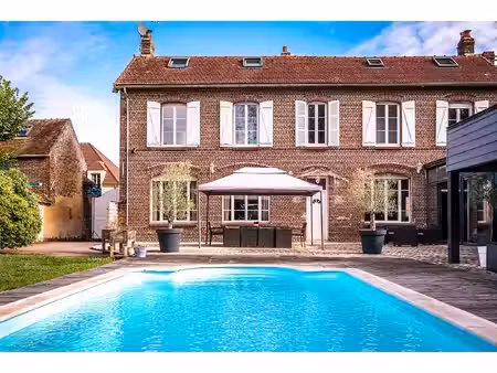 maison de caractère et extension contemporaine avec piscine aux portes de beauvais à warlu