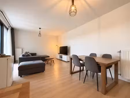 schaerbeek - appartement meublé (1ch/1sdd) avec terrasse et