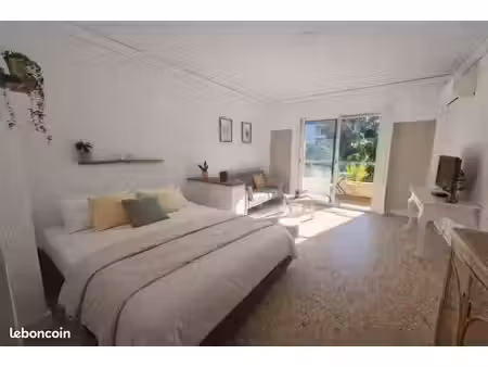 location grand studio cannes proche centre ville