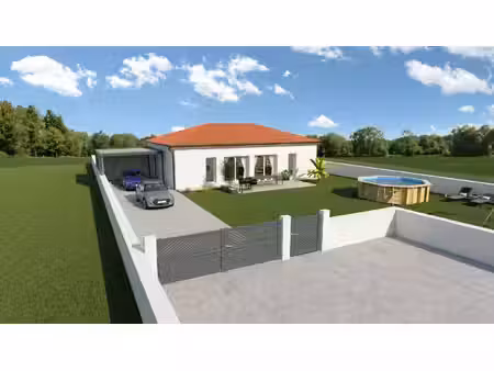 terrain avec maison neuf à vendre