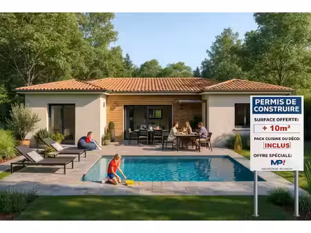 terrain avec maison neuf à vendre