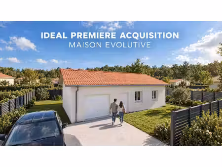 terrain avec maison neuf à vendre