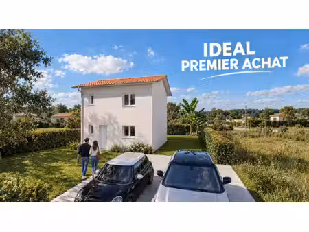 terrain avec maison neuf à vendre