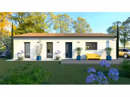 terrain avec maison neuf à vendre