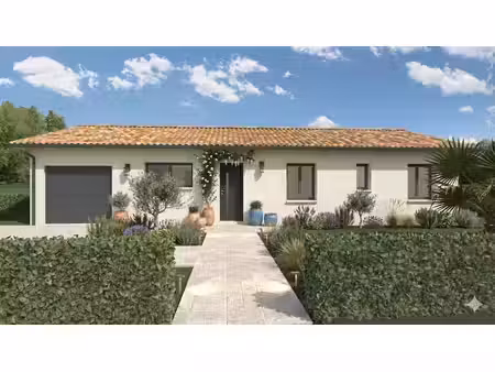 terrain avec maison neuf à vendre
