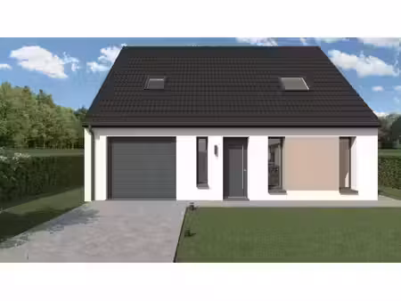 terrain avec maison neuf à vendre