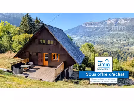 chalet indépendant en impasse – vue chartreuse