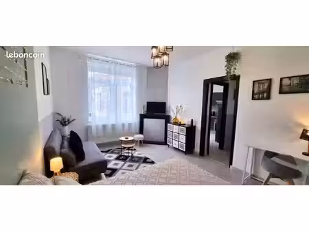 à louer – appartement t1 meublé de 36 m² – étaples-sur-mer