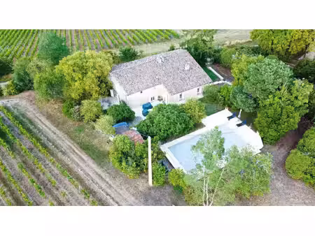 bordeaux 35 min - entre-deux-mers - superbe demeure en pierre  - 1 2 ha - piscine