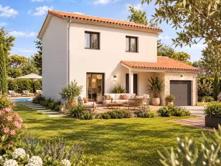 terrain avec maison neuf à vendre