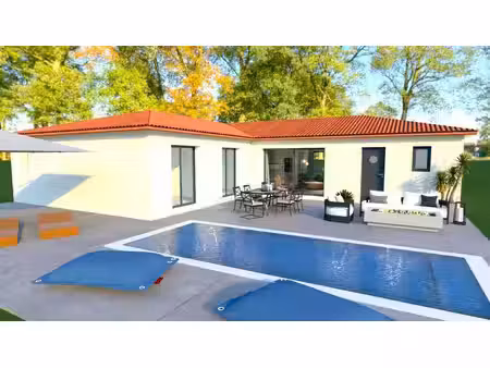 terrain avec maison neuf à vendre