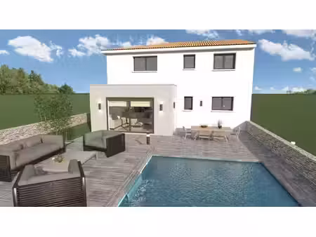 terrain avec maison neuf à vendre