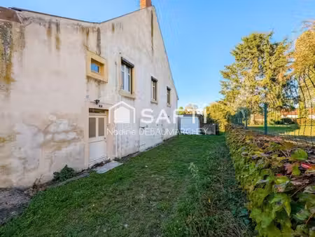 maison mitoyenne 3 pièces + garage 52 m² à 35 000 € au cœur de palinges