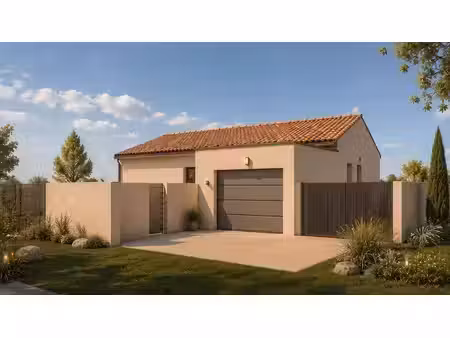 terrain avec maison neuf à vendre