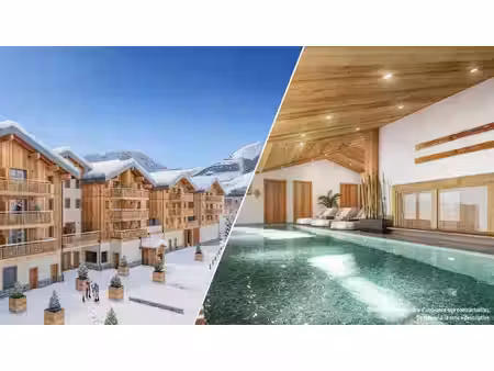 appartement t3 cabine - résidence la perle d'alba à l'alpe d'huez