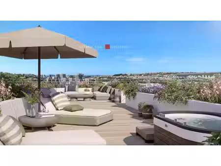 nice sainte-marguerite - penthouse 4 pièces avec double box et piscine
