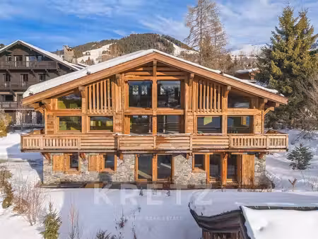megeve- mont d'arbois - chalet 395 m2 en cours de finitions